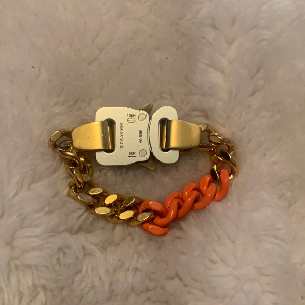 1017 ALYX 9SM BRACELET TWO TONE  Excellent Condition